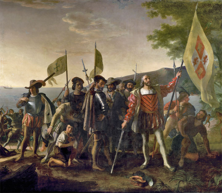 Christopher Columbus in the New World