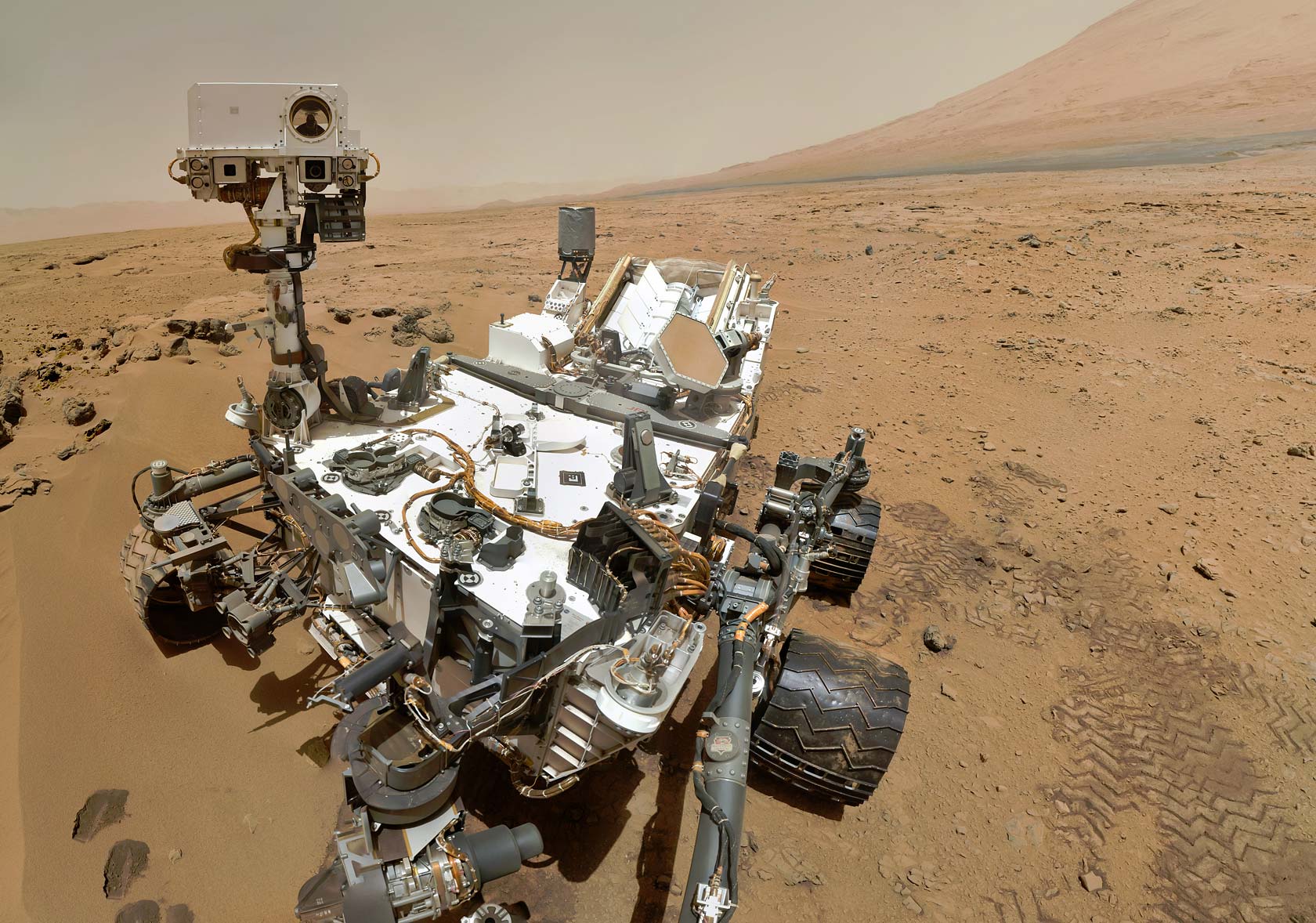 NASA's Mars Curiosity Rover Takes a Selfie