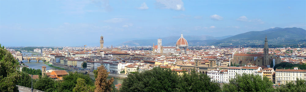 View of Florence from the Piazza Michelangelo