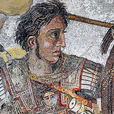 Depiction of Alexander the Great, who Nearchus served under