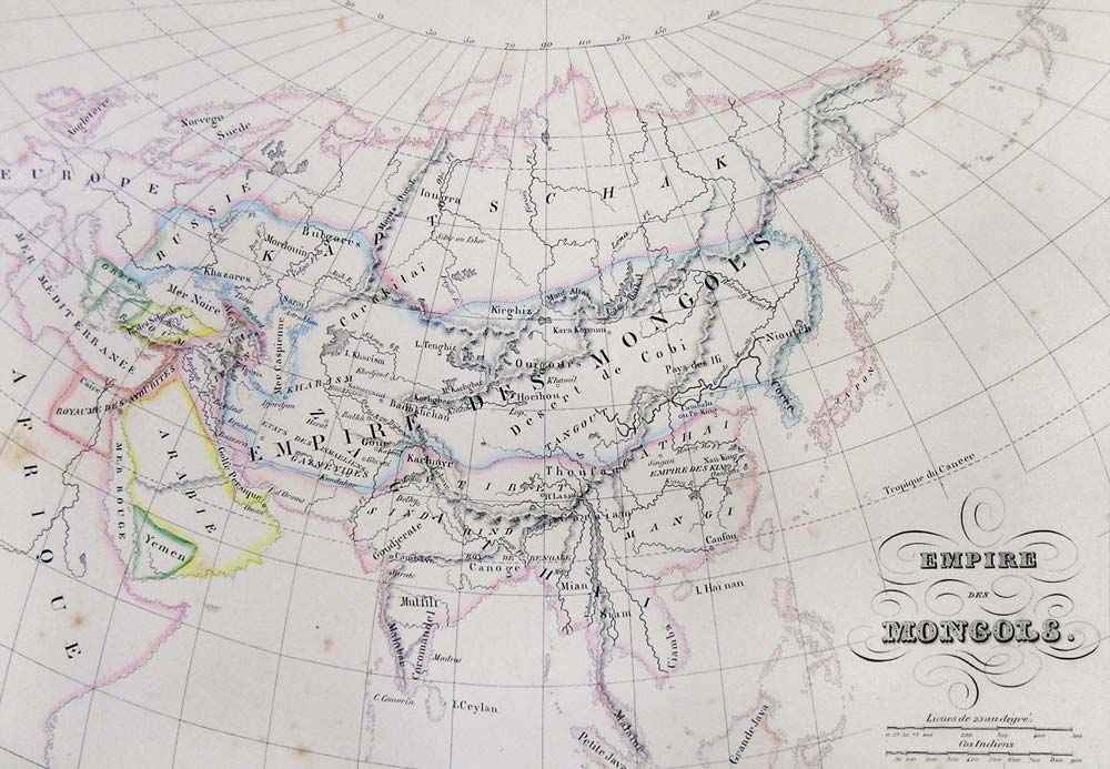 Map of the Mongol Empire