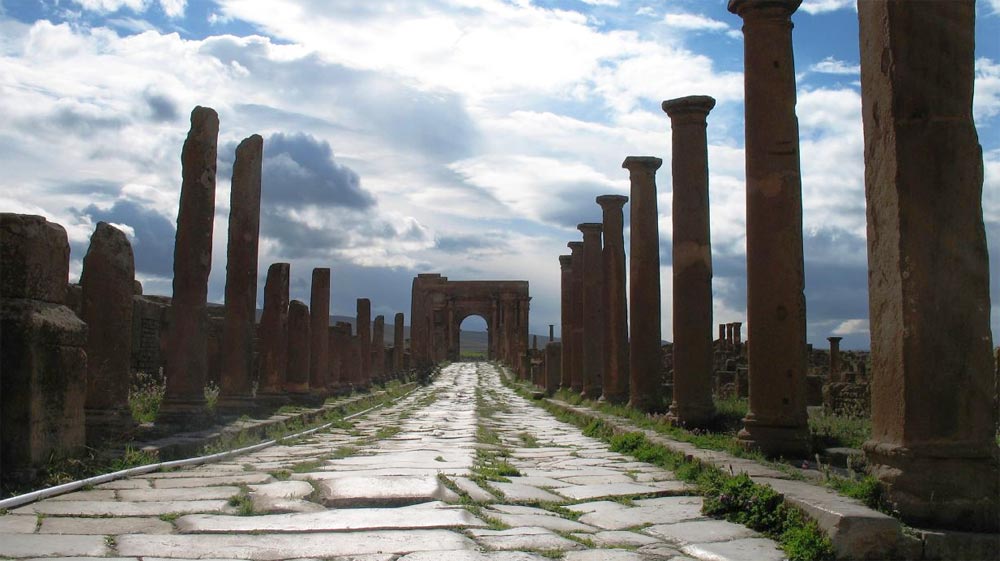 An ancient roman road