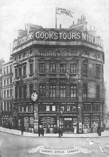 Thomas Cook head offices at Ludgate Circus, London